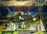 George Bellows Famous Paintings - Summer Fantasy